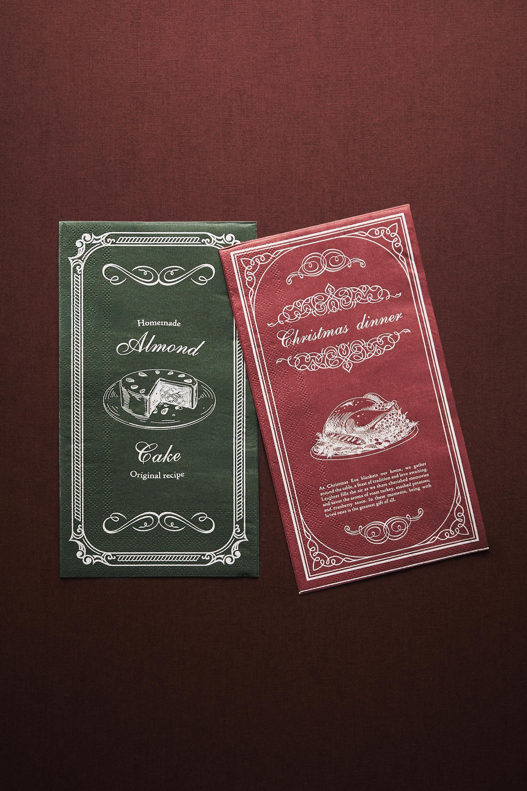 SET OF PAPER CHRISTMAS NAPKINS (SET OF 30)